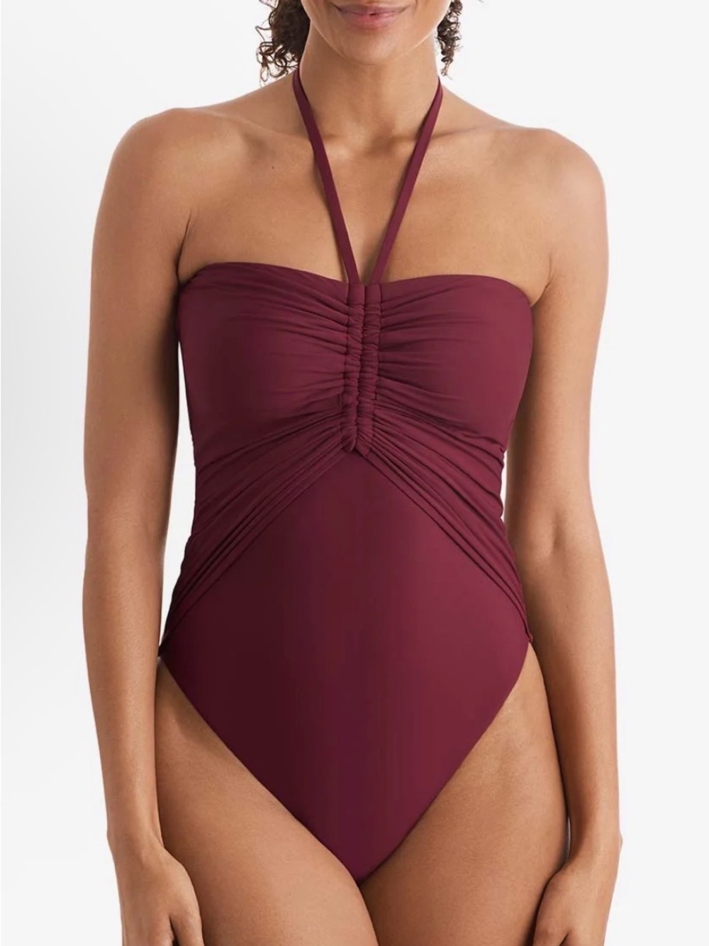 Mimi Flamingo Luna One Piece Swimsuit Henna NWT